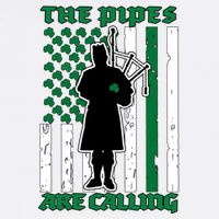 The Piped Are Call St Pattys Day Irish Flag Garment-Dyed Sweatshirt