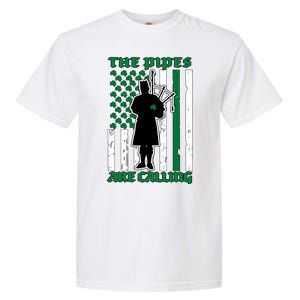 The Piped Are Call St Pattys Day Irish Flag Garment-Dyed Heavyweight T-Shirt