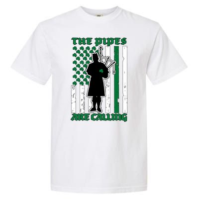 The Piped Are Call St Pattys Day Irish Flag Garment-Dyed Heavyweight T-Shirt