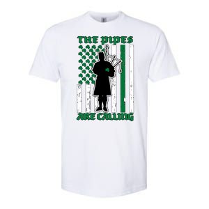 The Piped Are Call St Pattys Day Irish Flag Softstyle CVC T-Shirt