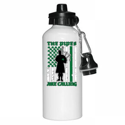 The Piped Are Call St Pattys Day Irish Flag Aluminum Water Bottle