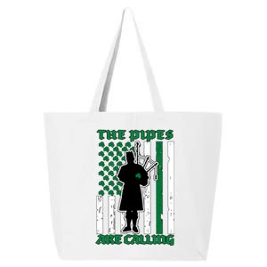 The Piped Are Call St Pattys Day Irish Flag 25L Jumbo Tote