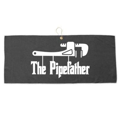 The Pipefather  Large Microfiber Waffle Golf Towel