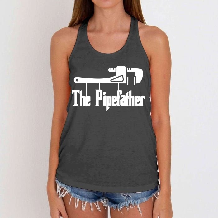 The Pipefather  Women's Knotted Racerback Tank