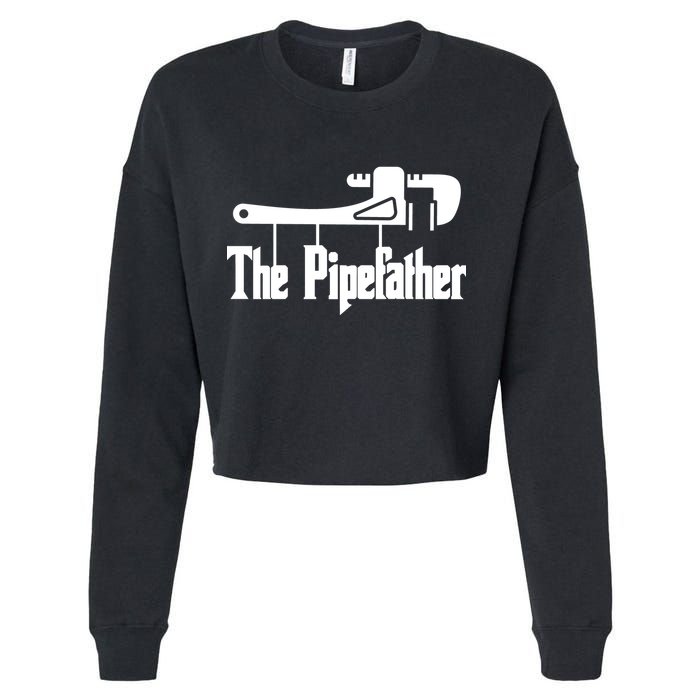 The Pipefather  Cropped Pullover Crew