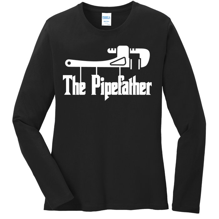 The Pipefather  Ladies Long Sleeve Shirt