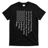 The Pledge of Allegiance American Flag T-Shirt