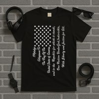 The Pledge of Allegiance American Flag T-Shirt