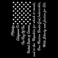The Pledge of Allegiance American Flag T-Shirt