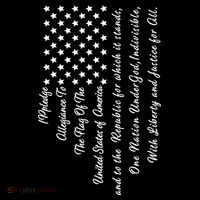 The Pledge of Allegiance American Flag Sustainable Bucket Hat