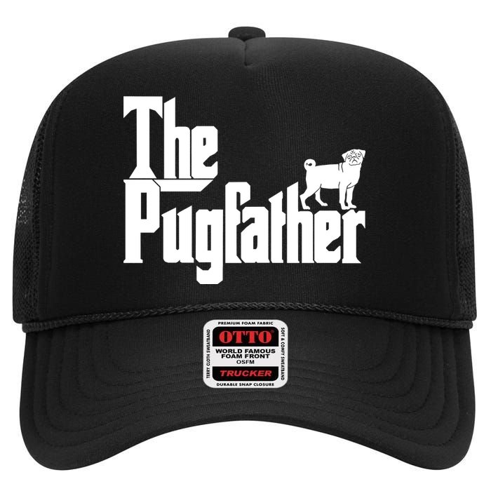 The Pugfather High Crown Mesh Back Trucker Hat