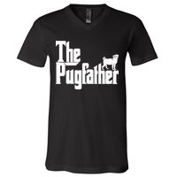 The Pugfather V-Neck T-Shirt