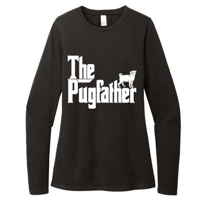 The Pugfather Womens CVC Long Sleeve Shirt