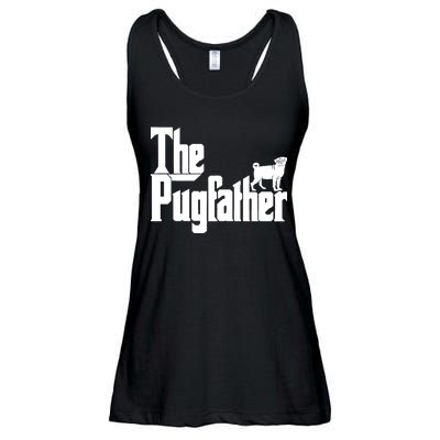 The Pugfather Ladies Essential Flowy Tank