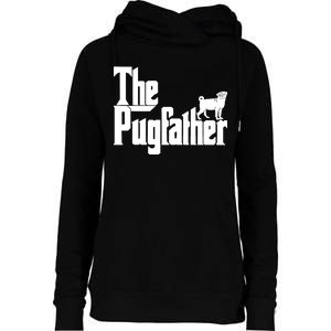 The Pugfather Womens Funnel Neck Pullover Hood