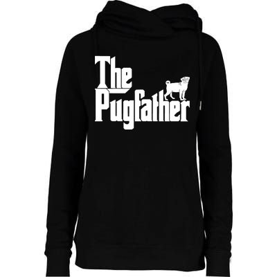 The Pugfather Womens Funnel Neck Pullover Hood