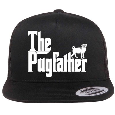 The Pugfather Flat Bill Trucker Hat