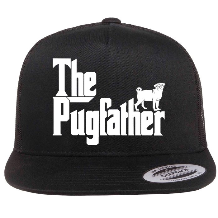 The Pugfather Flat Bill Trucker Hat