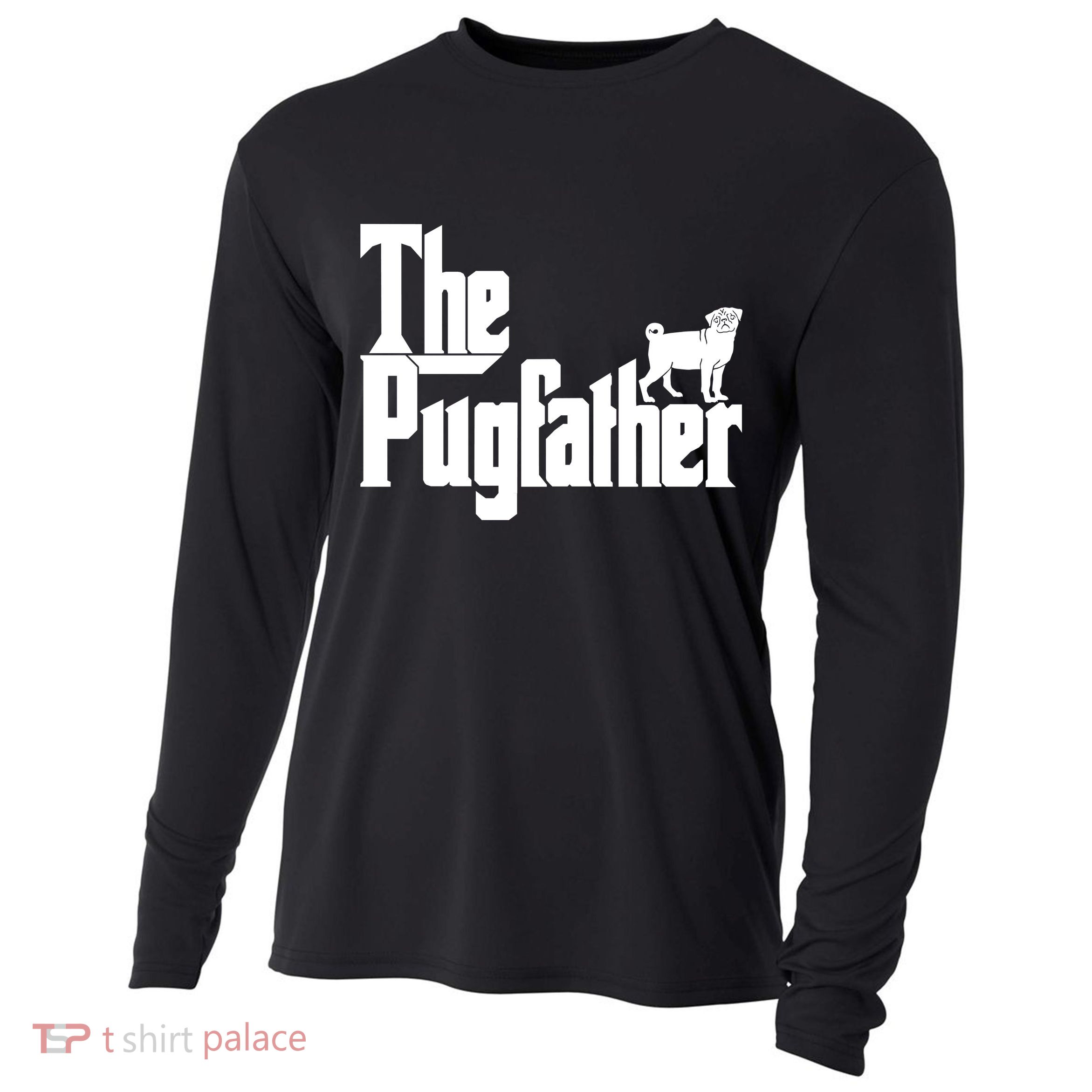 The Pugfather Cooling Performance Long Sleeve Crew