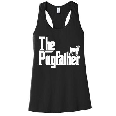 The Pugfather Women's Racerback Tank