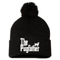 The Pugfather Pom Pom 12in Knit Beanie