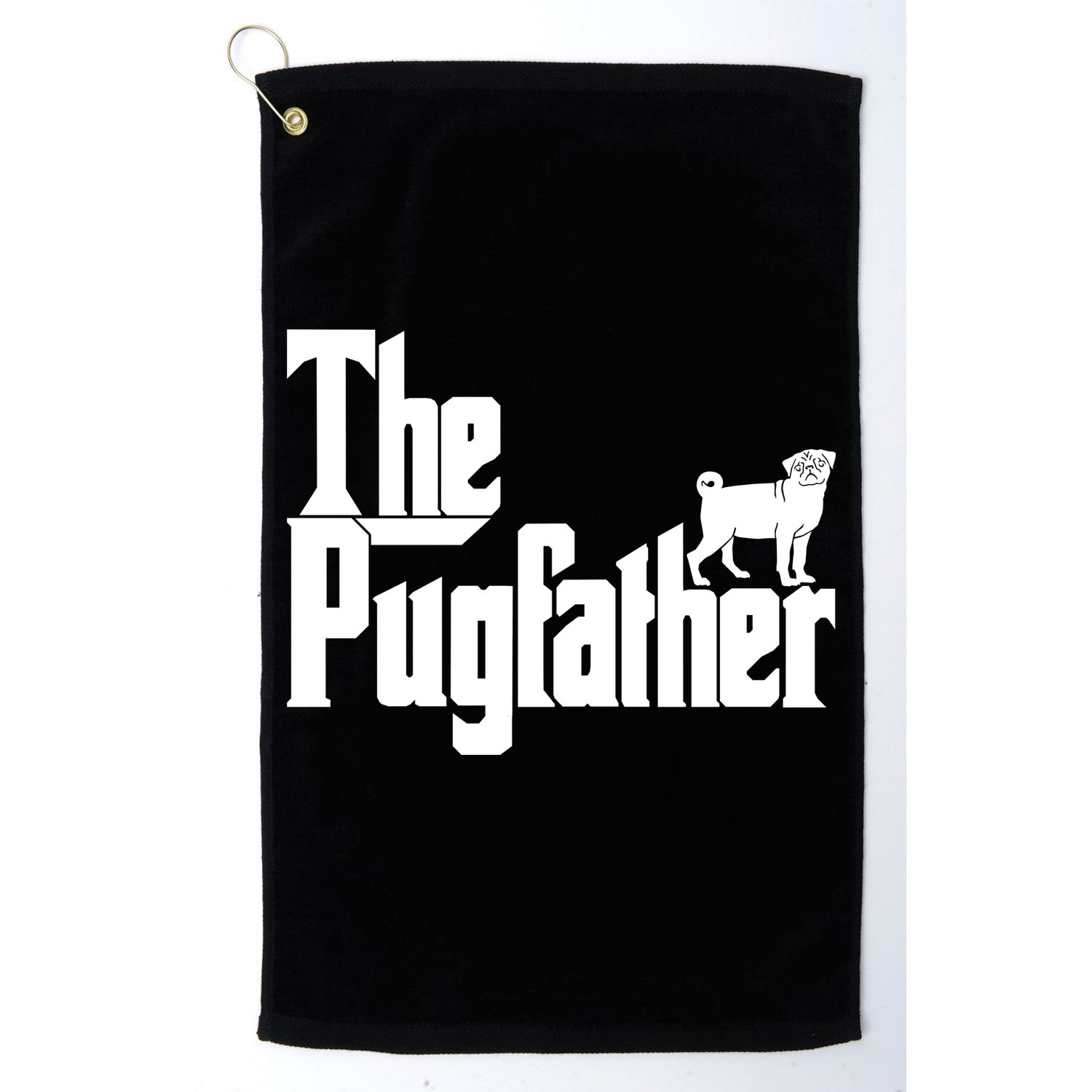 The Pugfather Golf Towel