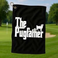 The Pugfather Golf Towel