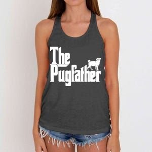 The Pugfather Women's Knotted Racerback Tank