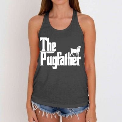 The Pugfather Women's Knotted Racerback Tank