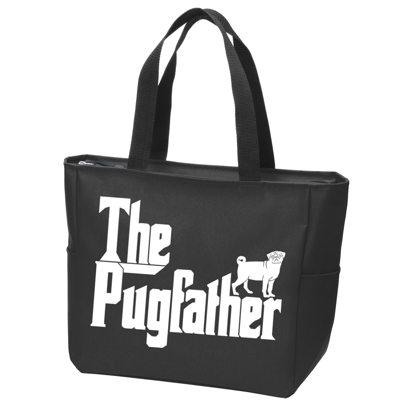 The Pugfather Zip Tote Bag