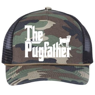 The Pugfather Retro Rope Trucker Hat Cap