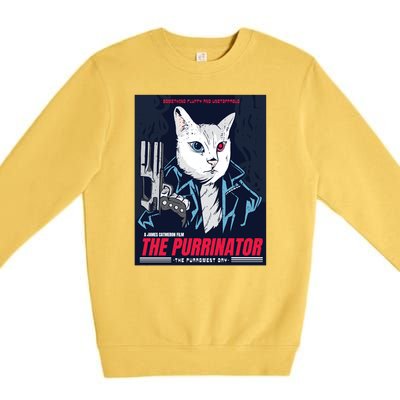 The Purrinator Film Premium Crewneck Sweatshirt