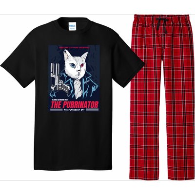 The Purrinator Film Pajama Set