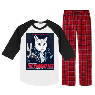 The Purrinator Film Raglan Sleeve Pajama Set