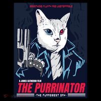 The Purrinator Film Flatbill Hat