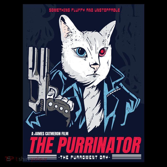 The Purrinator Film Flatbill Hat