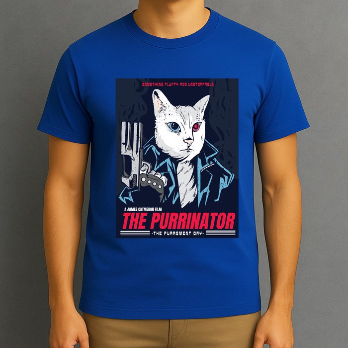 The Purrinator Film T-Shirt