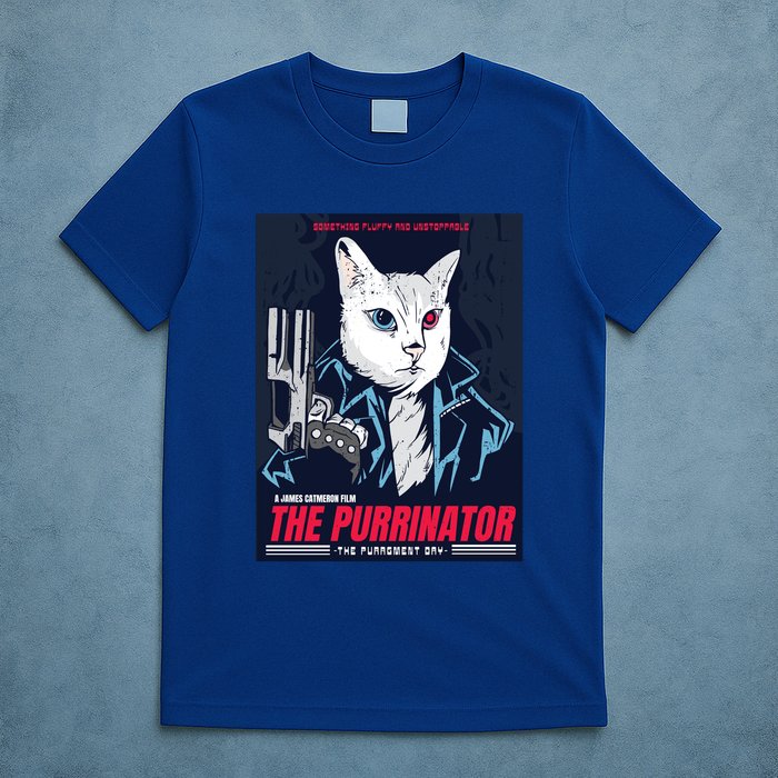 The Purrinator Film T-Shirt
