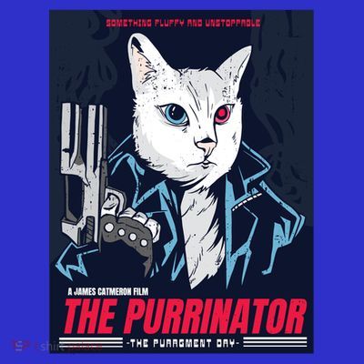 The Purrinator Film T-Shirt