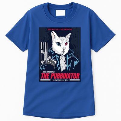 The Purrinator Film Tall T-Shirt