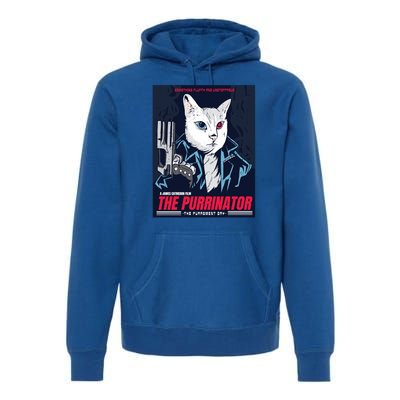 The Purrinator Film Premium Hoodie