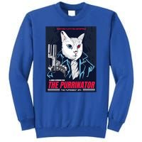 The Purrinator Film Tall Sweatshirt