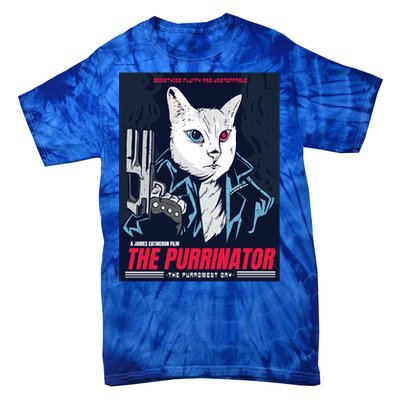 The Purrinator Film Tie-Dye T-Shirt