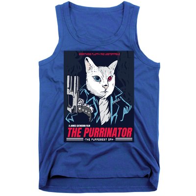 The Purrinator Film Tank Top