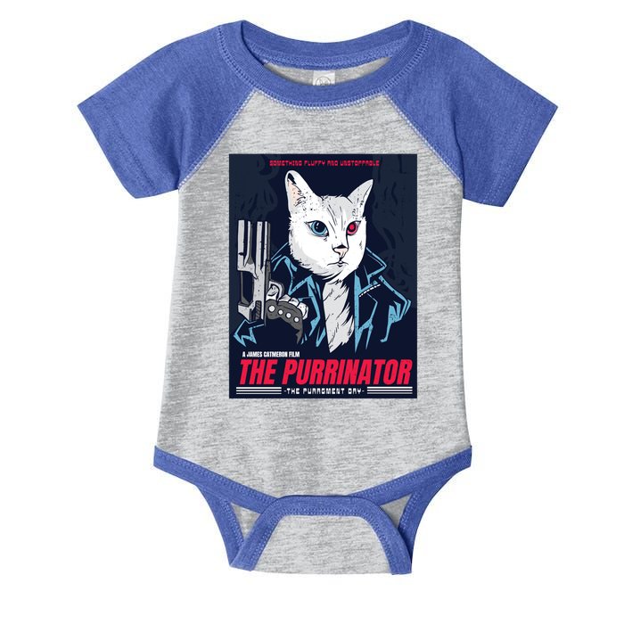 The Purrinator Film Infant Baby Jersey Bodysuit