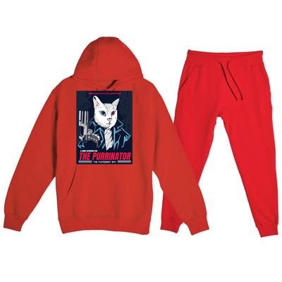 The Purrinator Film Premium Hooded Sweatsuit Set