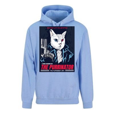 The Purrinator Film Unisex Surf Hoodie