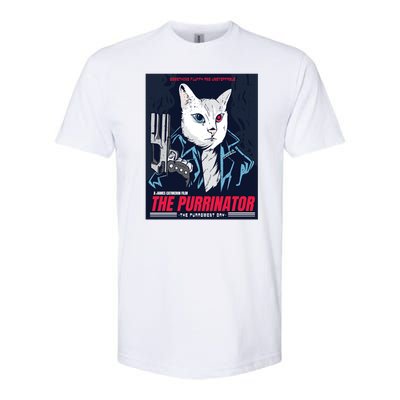 The Purrinator Film Softstyle CVC T-Shirt