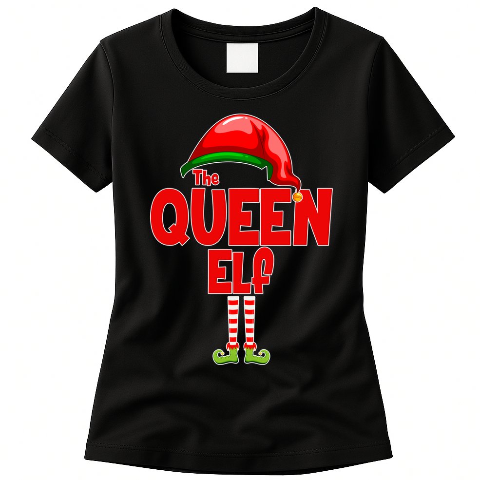 The Queen Elf Christmas Womens T-Shirt