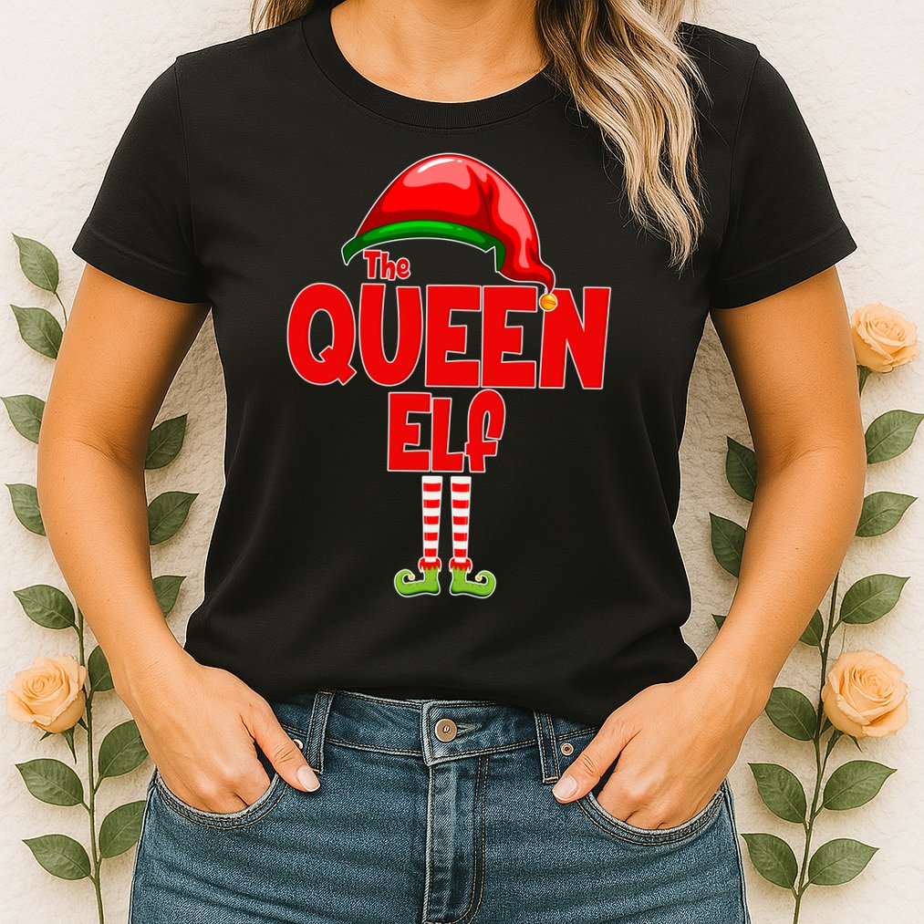 The Queen Elf Christmas Womens T-Shirt